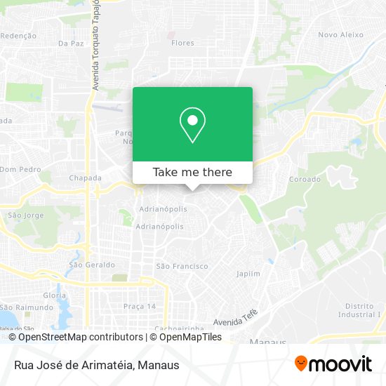Rua José de Arimatéia map