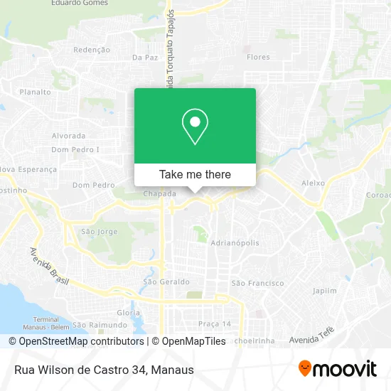 Rua Wilson de Castro 34 map