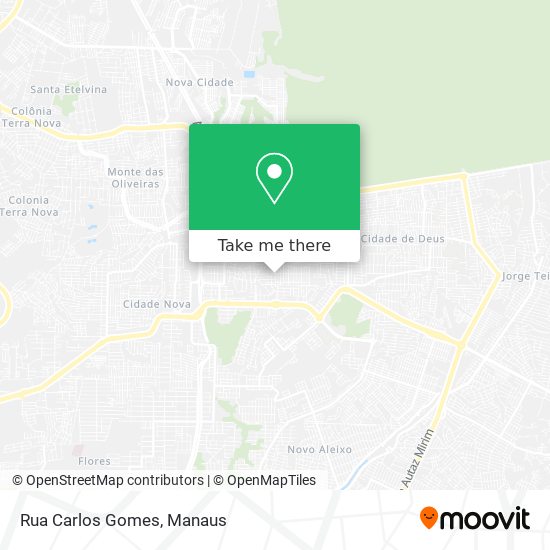 Mapa Rua Carlos Gomes