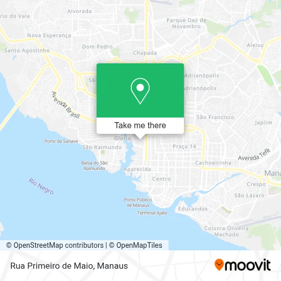 Rua Primeiro de Maio map