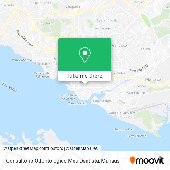 Consultório Odontológico Meu Dentista map