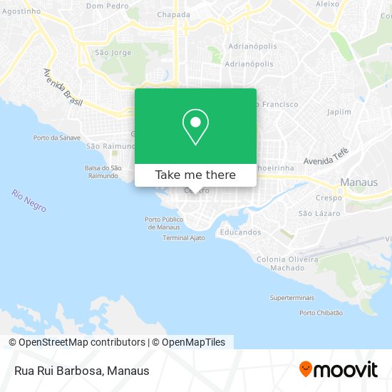 Rua Rui Barbosa map