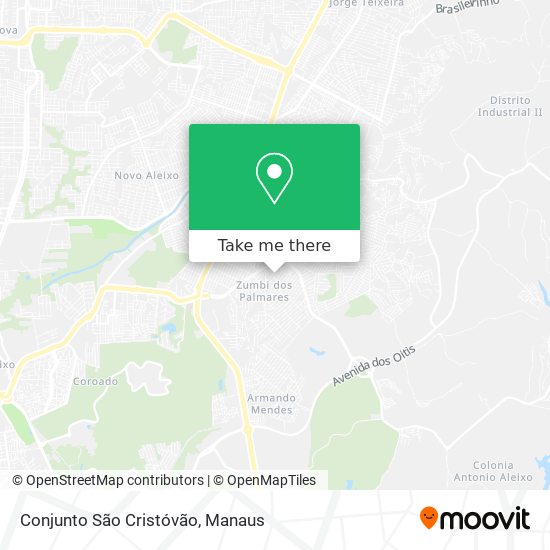 Conjunto São Cristóvão map
