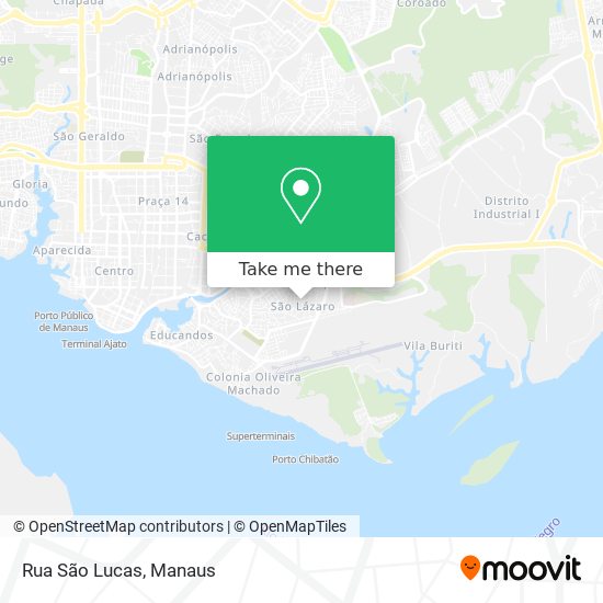 Rua São Lucas map