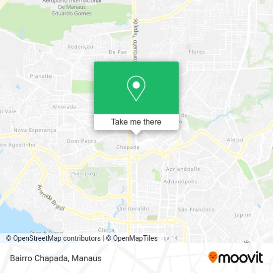 Bairro Chapada map