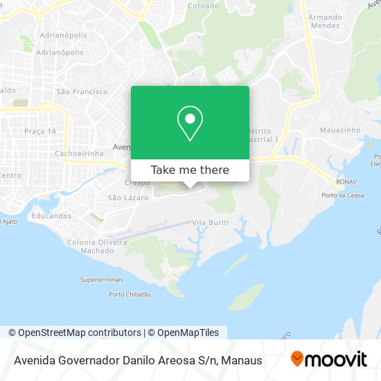 Avenida Governador Danilo Areosa S / n map