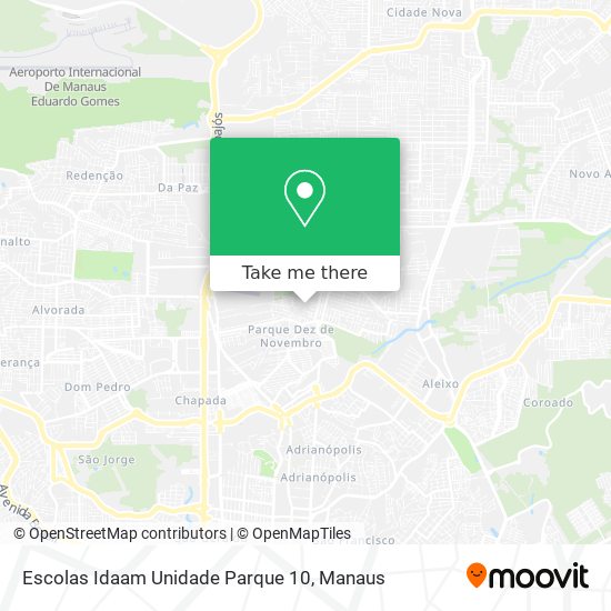 Escolas Idaam Unidade Parque 10 map