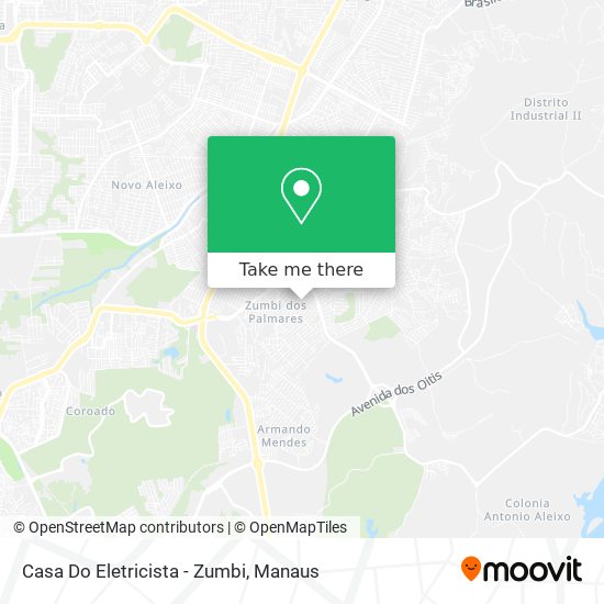 Casa Do Eletricista - Zumbi map