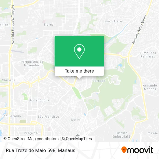 Rua Treze de Maio 598 map