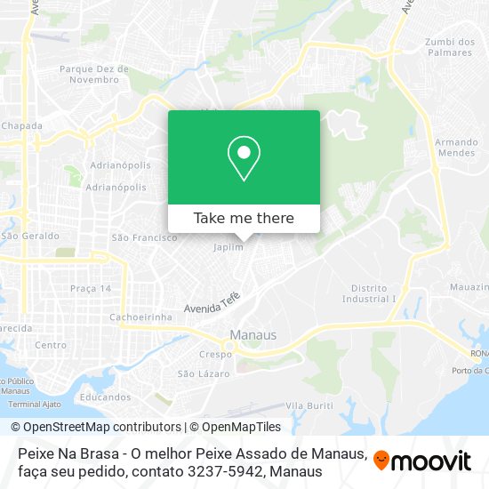 Peixe Na Brasa - O melhor Peixe Assado de Manaus, faça seu pedido, contato 3237-5942 map