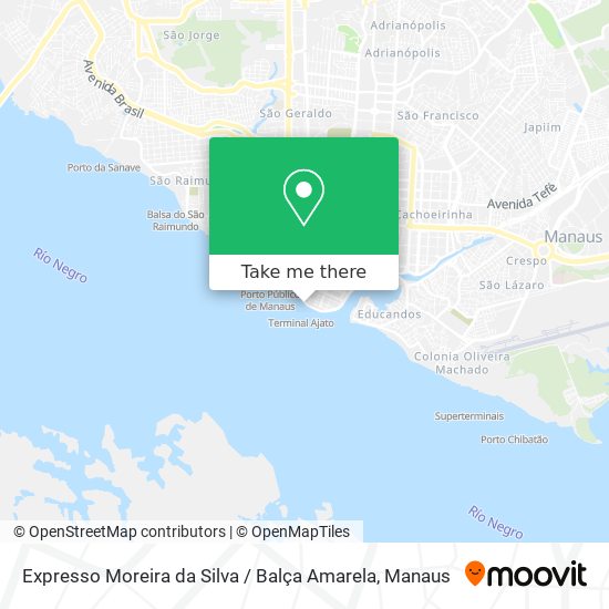 Expresso Moreira da Silva / Balça Amarela map