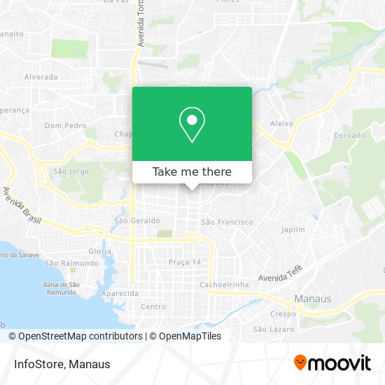 InfoStore map