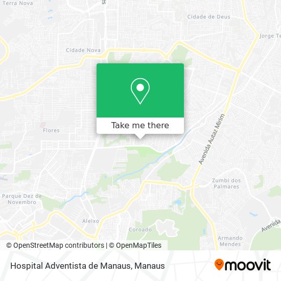 Hospital Adventista de Manaus map