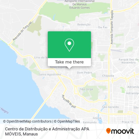 Centro de Distribuição e Administração APA MÓVEIS map