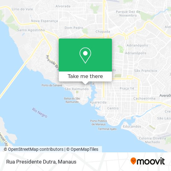 Mapa Rua Presidente Dutra