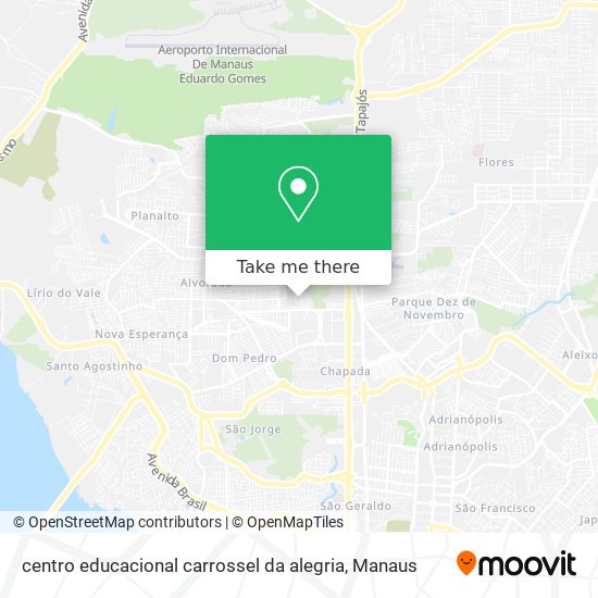 centro educacional carrossel da alegria map
