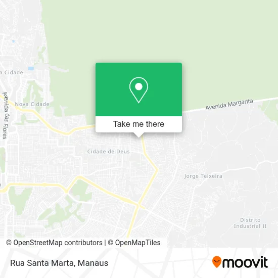 Rua Santa Marta map