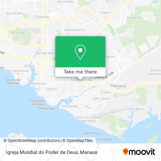Igreja Mundial do Poder de Deus map