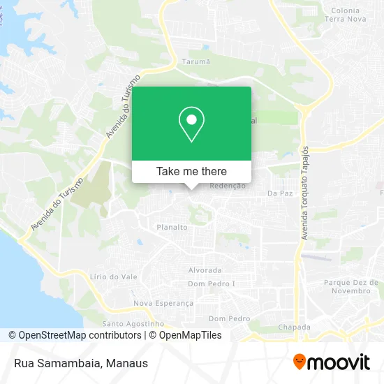 Rua Samambaia map