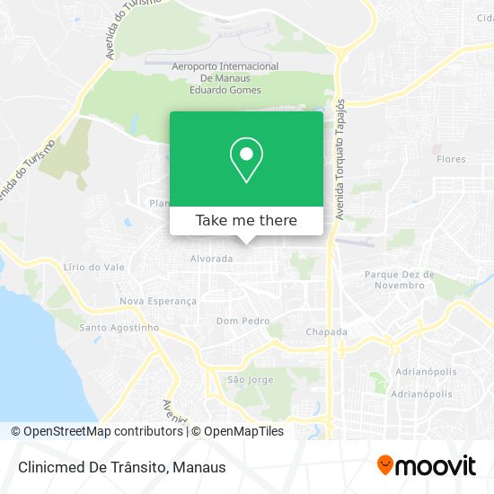 Clinicmed De Trânsito map