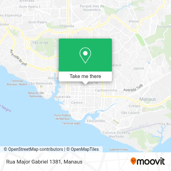Rua Major Gabriel 1381 map