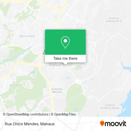 Rua Chico Mendes map