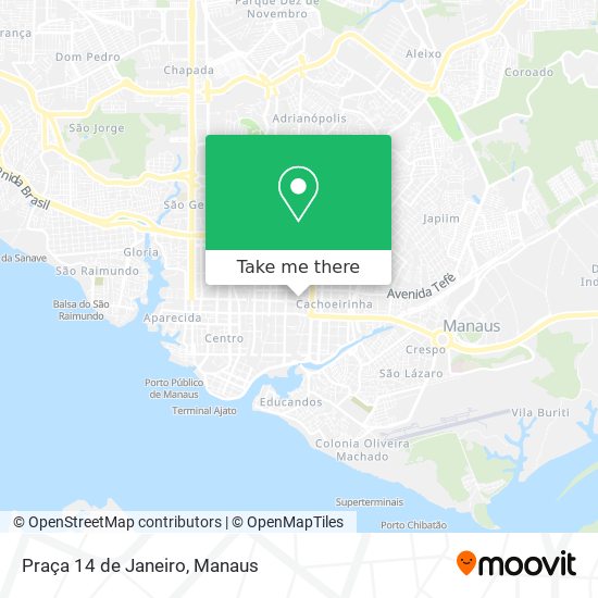 Praça 14 de Janeiro map