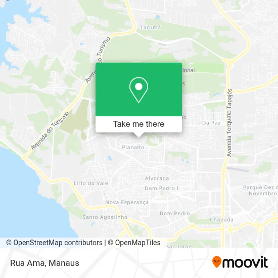 Rua Ama map