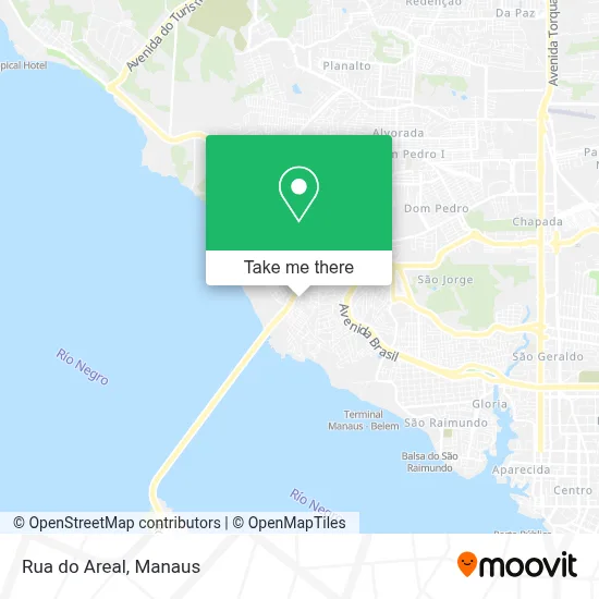 Rua do Areal map