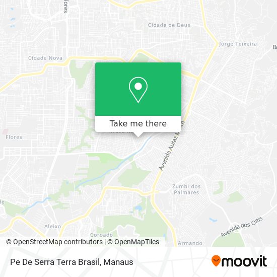 Pe De Serra Terra Brasil map