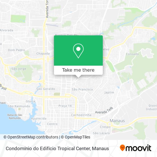 Condomínio do Edifício Tropical Center map