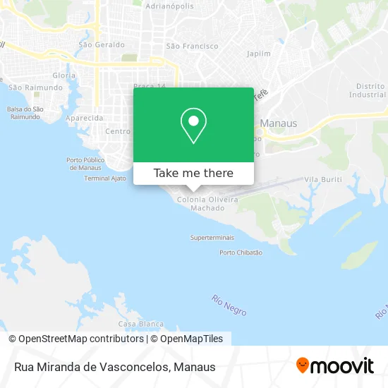 Rua Miranda de Vasconcelos map