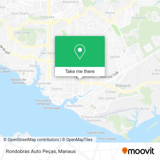 Rondobras Auto Peças map