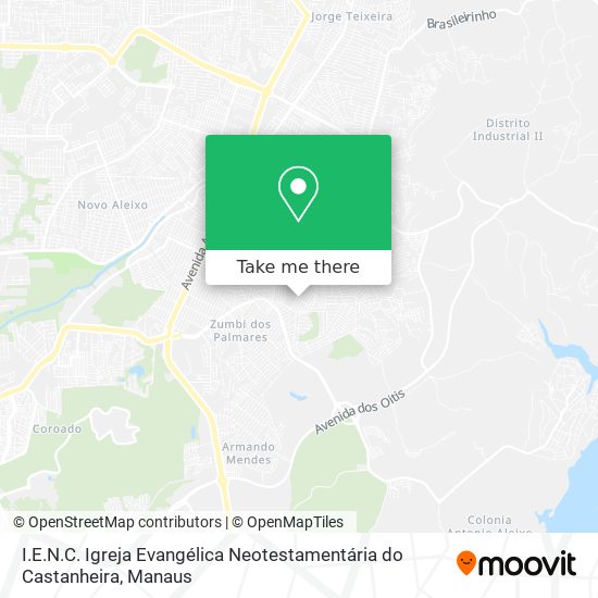 I.E.N.C. Igreja Evangélica Neotestamentária do Castanheira map
