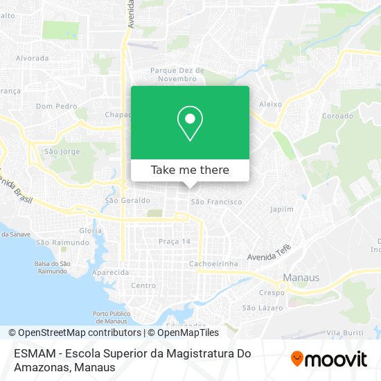 ESMAM - Escola Superior da Magistratura Do Amazonas map