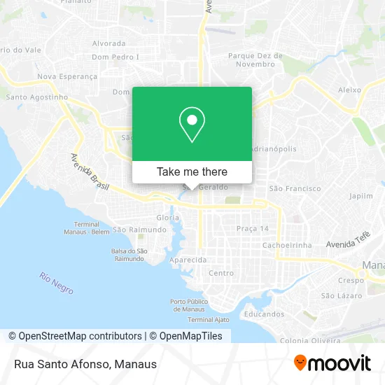 Rua Santo Afonso map