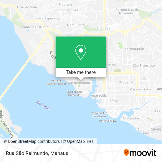 Rua São Raimundo map