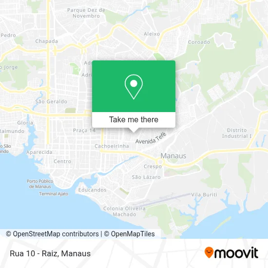 Rua 10 - Raiz map
