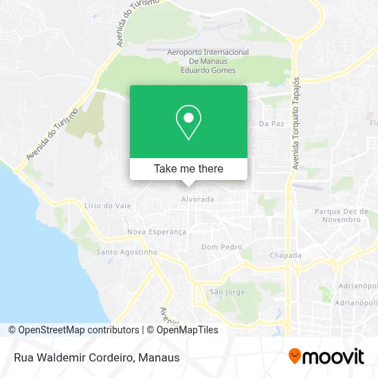Rua Waldemir Cordeiro map