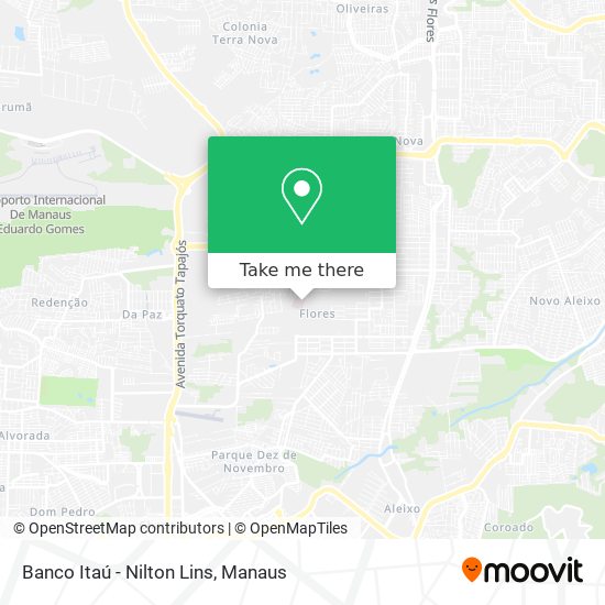 Banco Itaú - Nilton Lins map