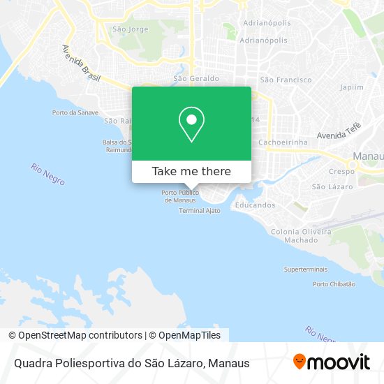 Quadra Poliesportiva do São Lázaro map