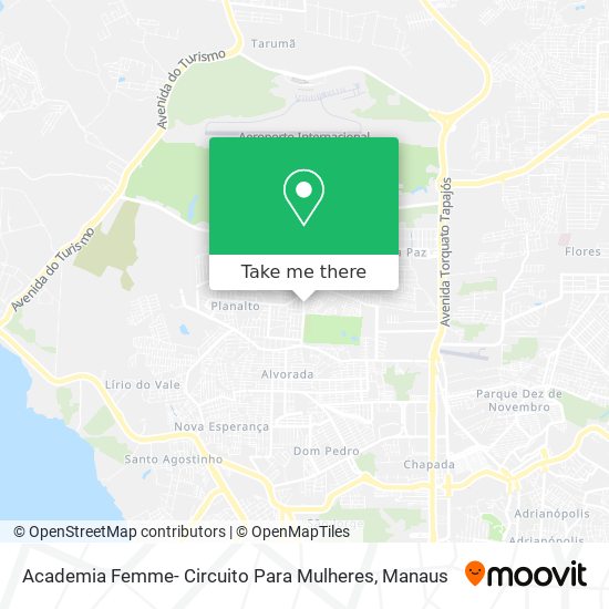 Academia Femme- Circuito Para Mulheres map