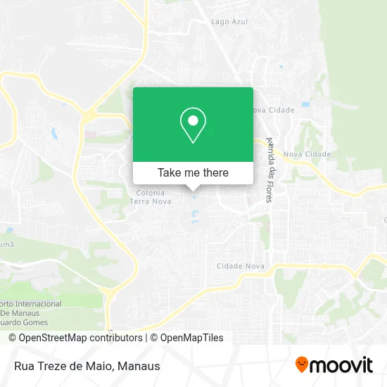 Rua Treze de Maio map
