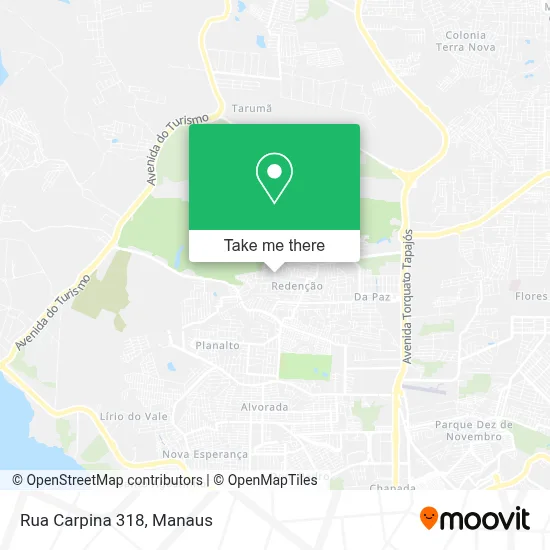 Rua Carpina 318 map