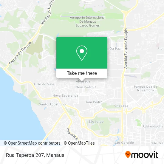Rua Taperoa 207 map