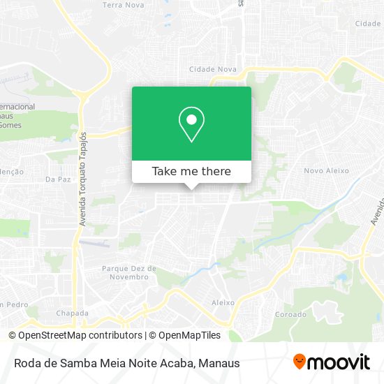 Roda de Samba Meia Noite Acaba map