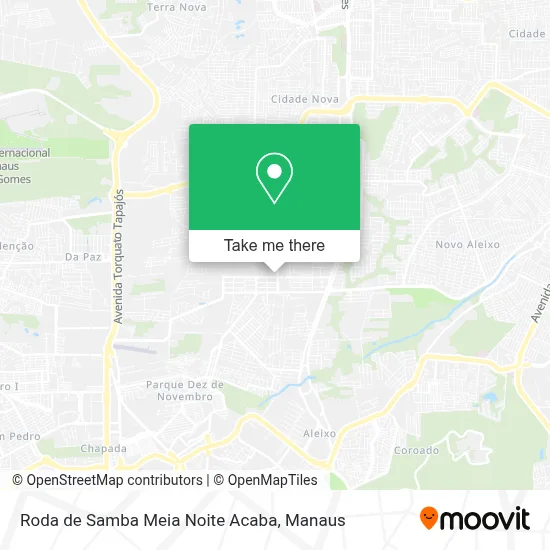 Roda de Samba Meia Noite Acaba map