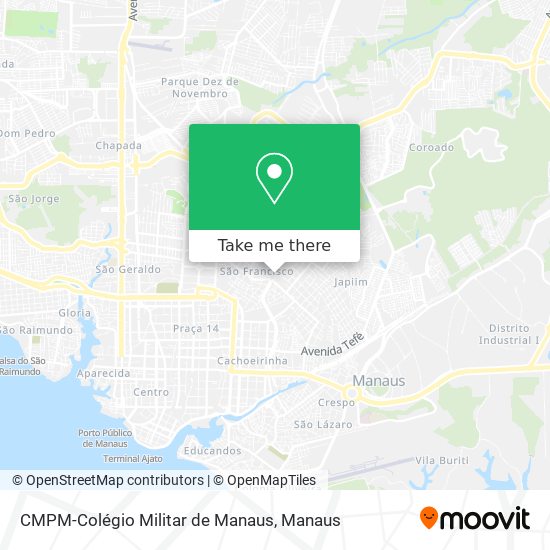 CMPM-Colégio Militar de Manaus map