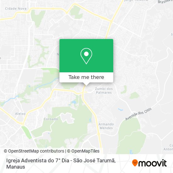 Igreja Adventista do 7° Dia - São José Tarumã map