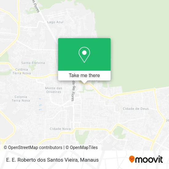 E. E. Roberto dos Santos Vieira map